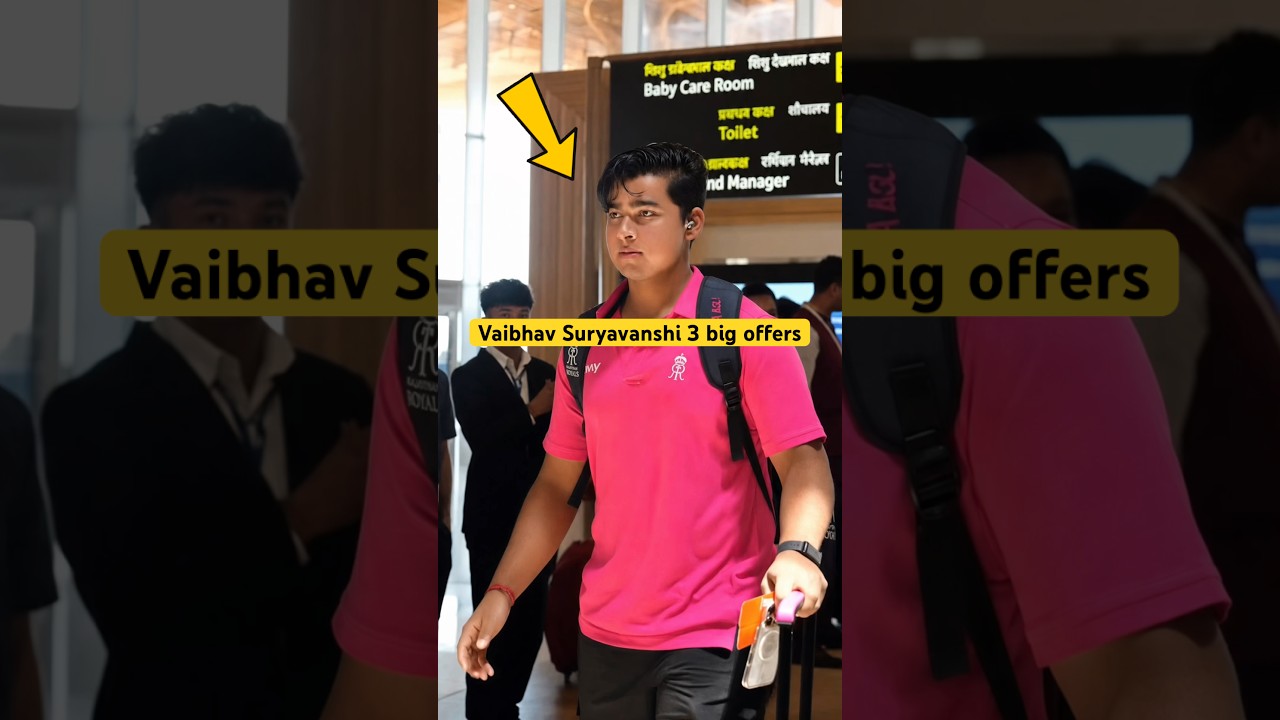 Vaibhav Suryavanshi's 3 Big Offers!! #vaibhavsuryavanshi