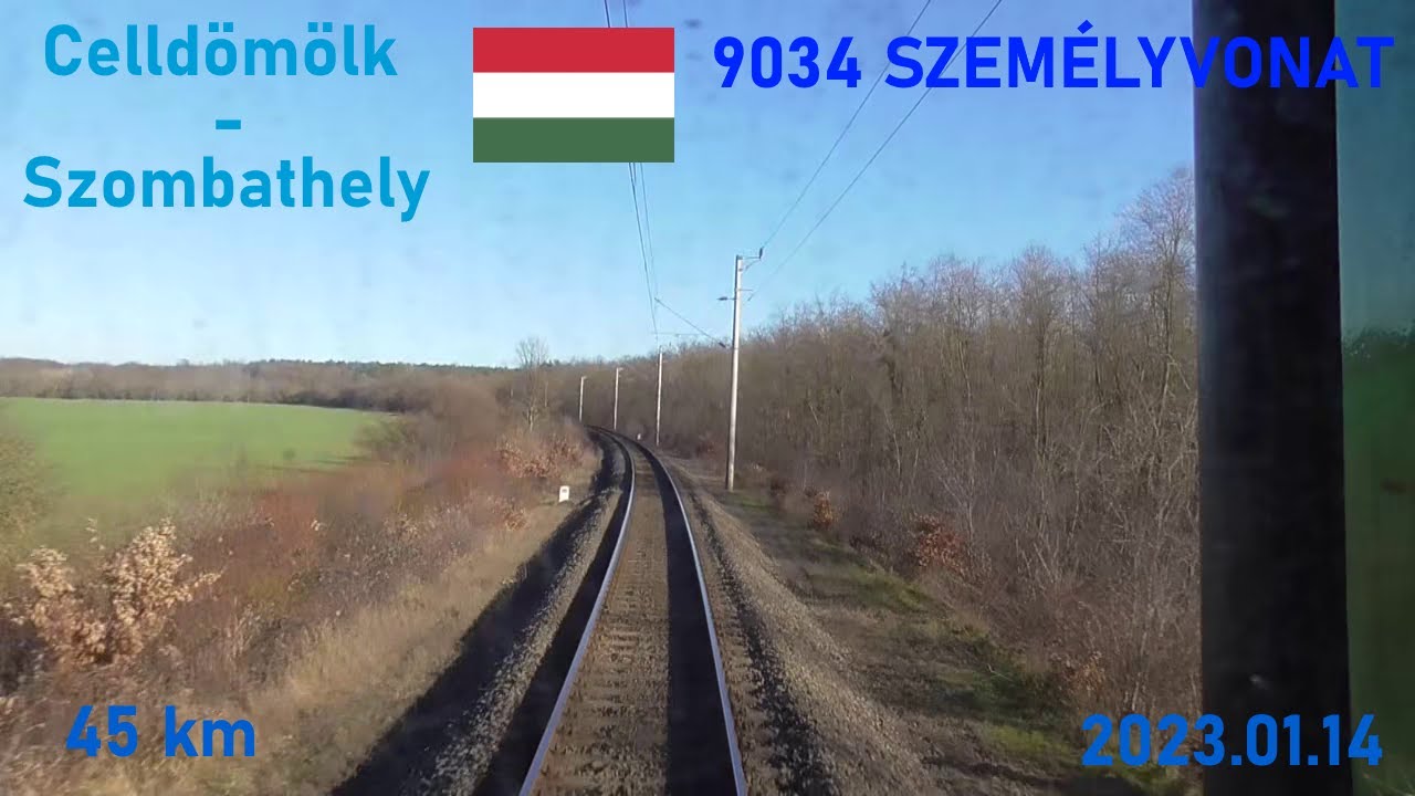 Route Celldömölk-Sárvár-Porpác-Vép-Szombathely, 9034 Személyvonat (Celldömölk-Szombathely)