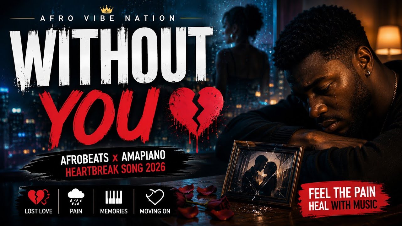 Without You 💔😭 | Emotional Afrobeats x Amapiano Heartbreak Song 2026 | Afro Vibe Nation