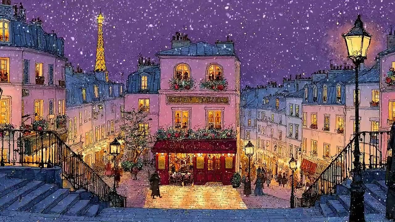 𝐏𝐀𝐑𝐈𝐒 𝐂𝐀𝐅𝐄́ ☕🎶 Cozy Morning Café Jazz   French Instrumental Playlist 🎶