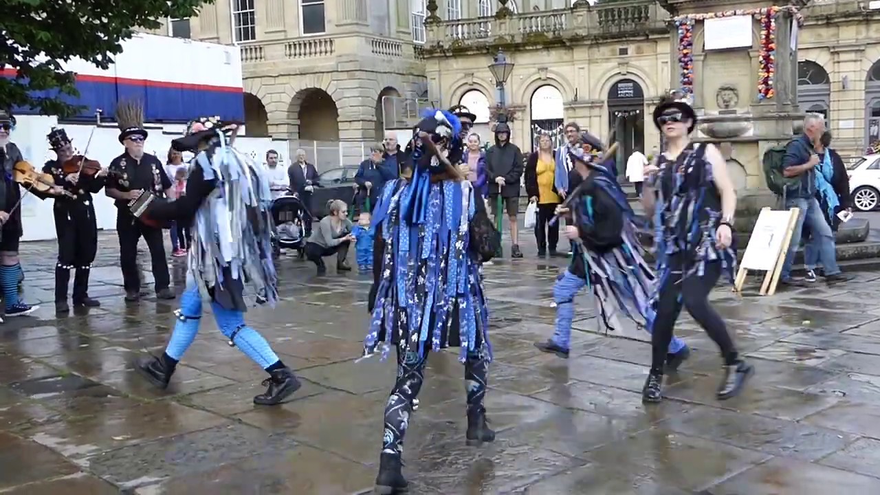 Bakanalia Border Morris dance Twiglet at Buxton Day of Dance 2019