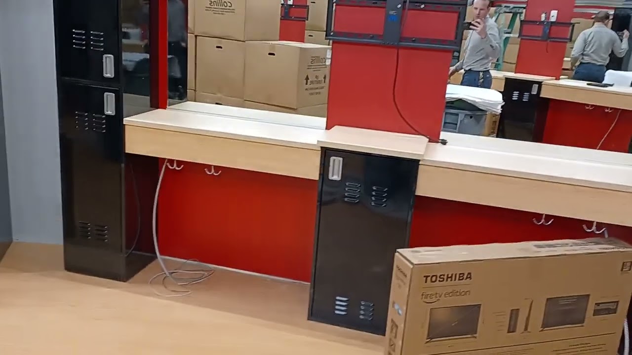 SportClips Hair Salon Central Vacuum System Finish Installation