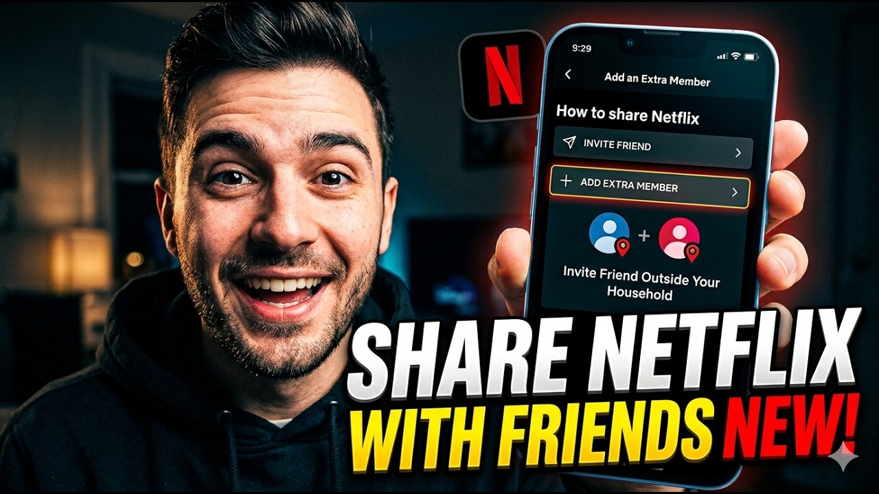 Как поделиться учетной записью Netflix с друзьями, находящимися в другом месте