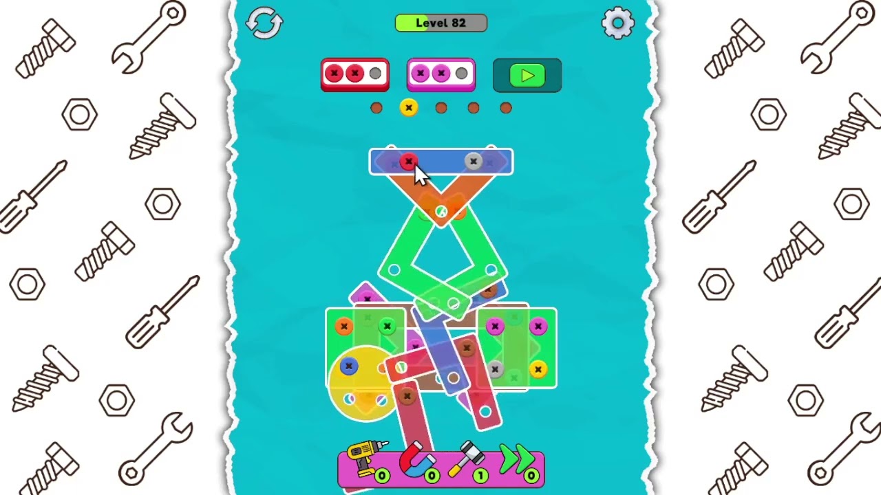 Screw Out: Bolts and Nuts - Level 82