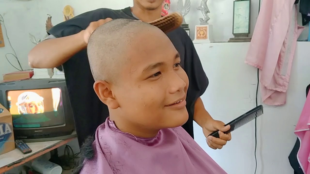 Potong Rambut Botak Cepat