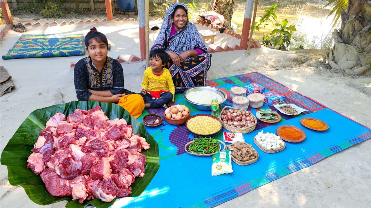 ইউটিউব দর্শকের টাকায় মেহমান আপ্যায়ন - আজ ছিল গরুর মাংস ভুনা, কলিজার ডাল, ডিম, সাদাভাত ও দই মিষ্টি