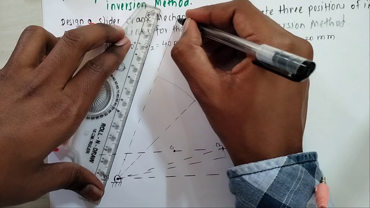 THREE POSITION SYNTHESIS OF SLIDER CRANK MECHANISM BY INVERSION METHOD