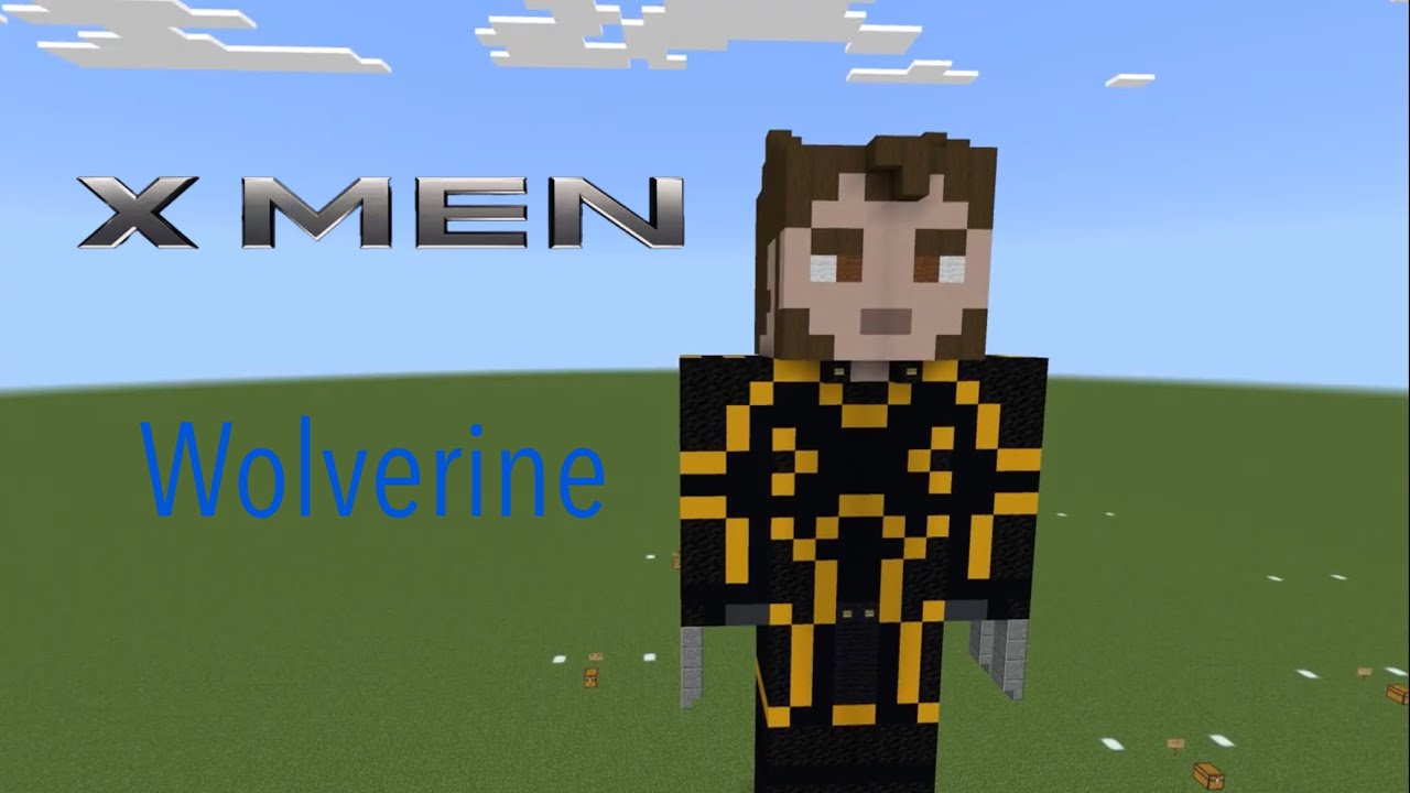 Minecraft Wolverine (X-2 & 3) Statue Tutorial