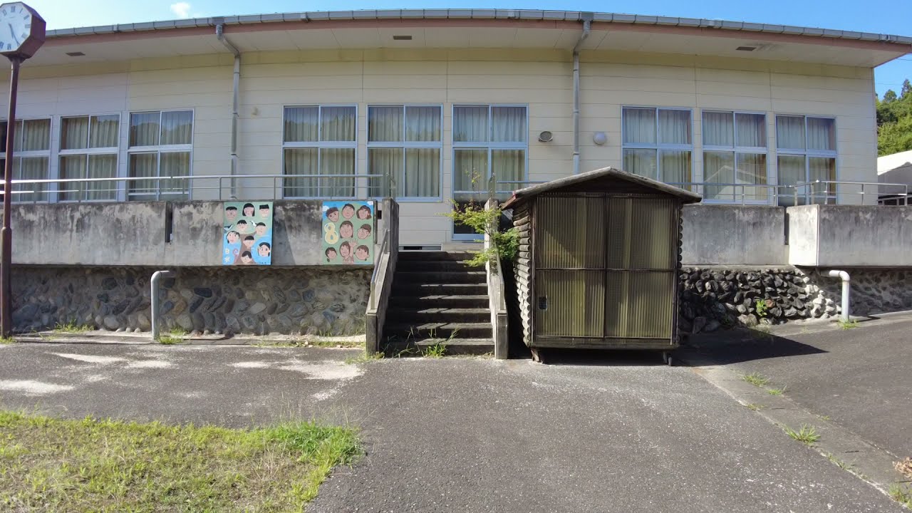 白水小学校跡地を散歩した。福島県いわき市内郷白水町　2021年8月3日撮影