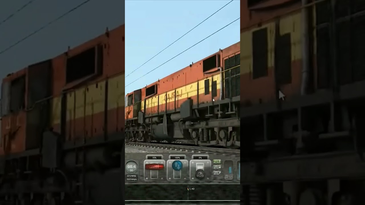 Railworks WDM3A 115 KMHP Indian Railways FAST LINE GAMES Shatabdi Expresstrain
