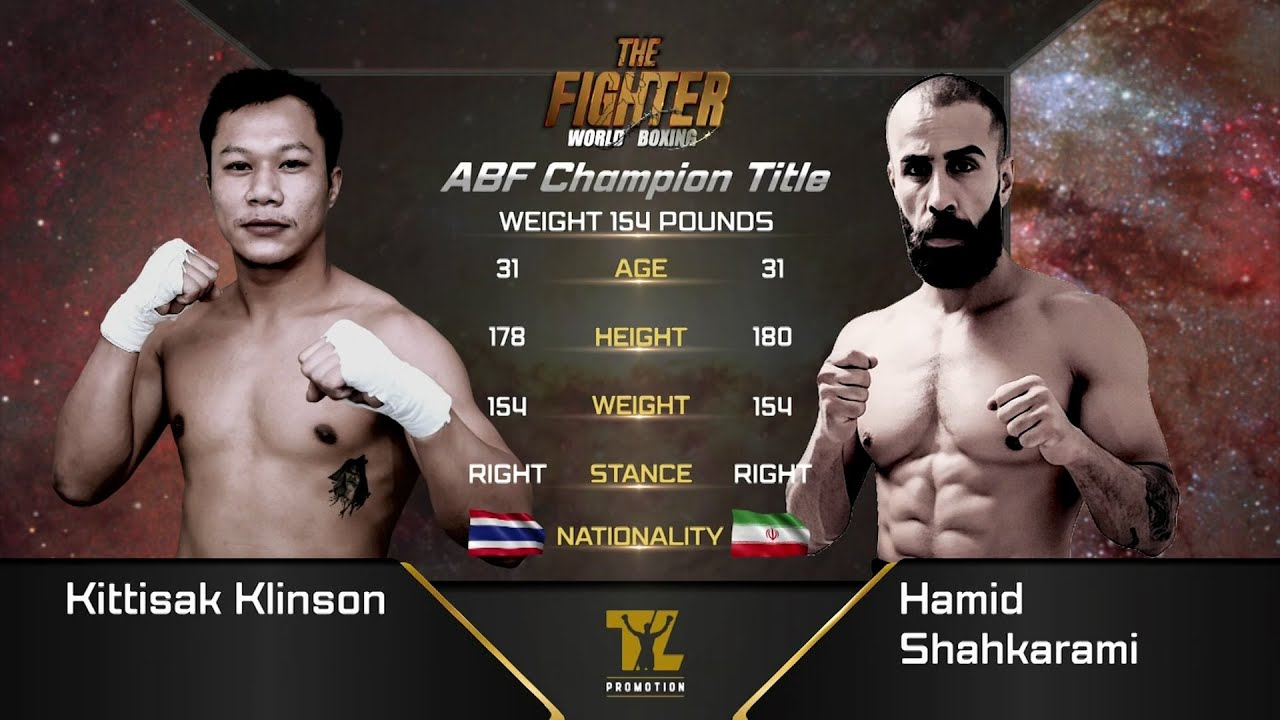 [คลิปเต็ม] กิตติศักดิ์ กลิ่นษร VS ฮามิด ชาห์คารามี | The Fighter World Boxing