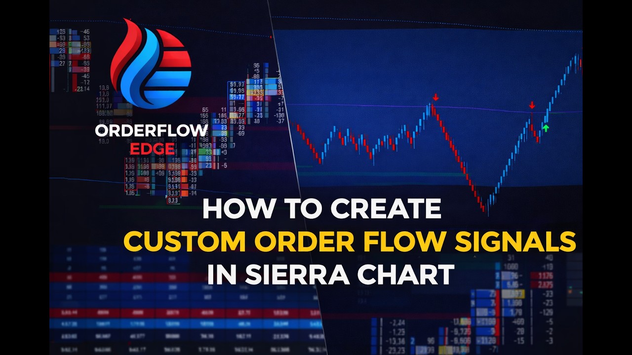 How to Create Custom Order Flow Signals in Sierra Chart (VWAP + Imbalances Tutorial)