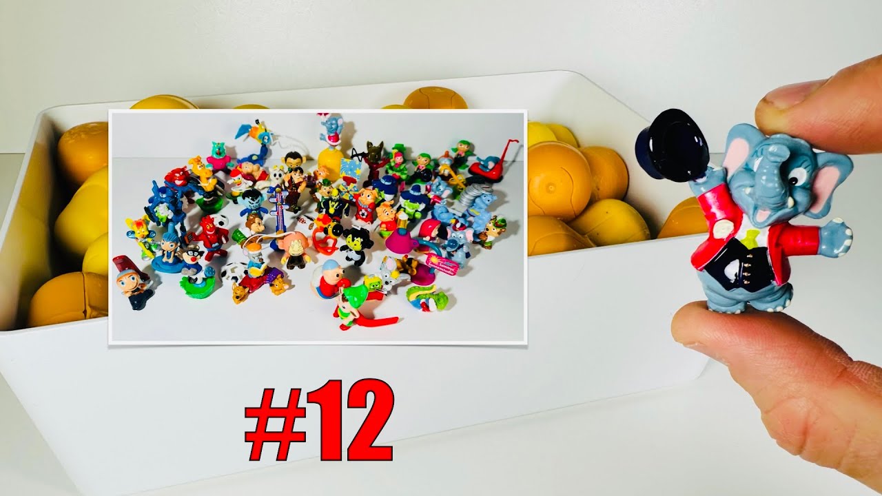 50 OLD Kinder Surprise Unboxing #12.Распаковка Старых Киндер Сюрпризов.Выпуск 12.Alte Ü-Ei Unboxing