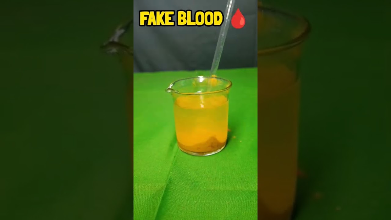 How to Make A Fake Blood at home #shorts