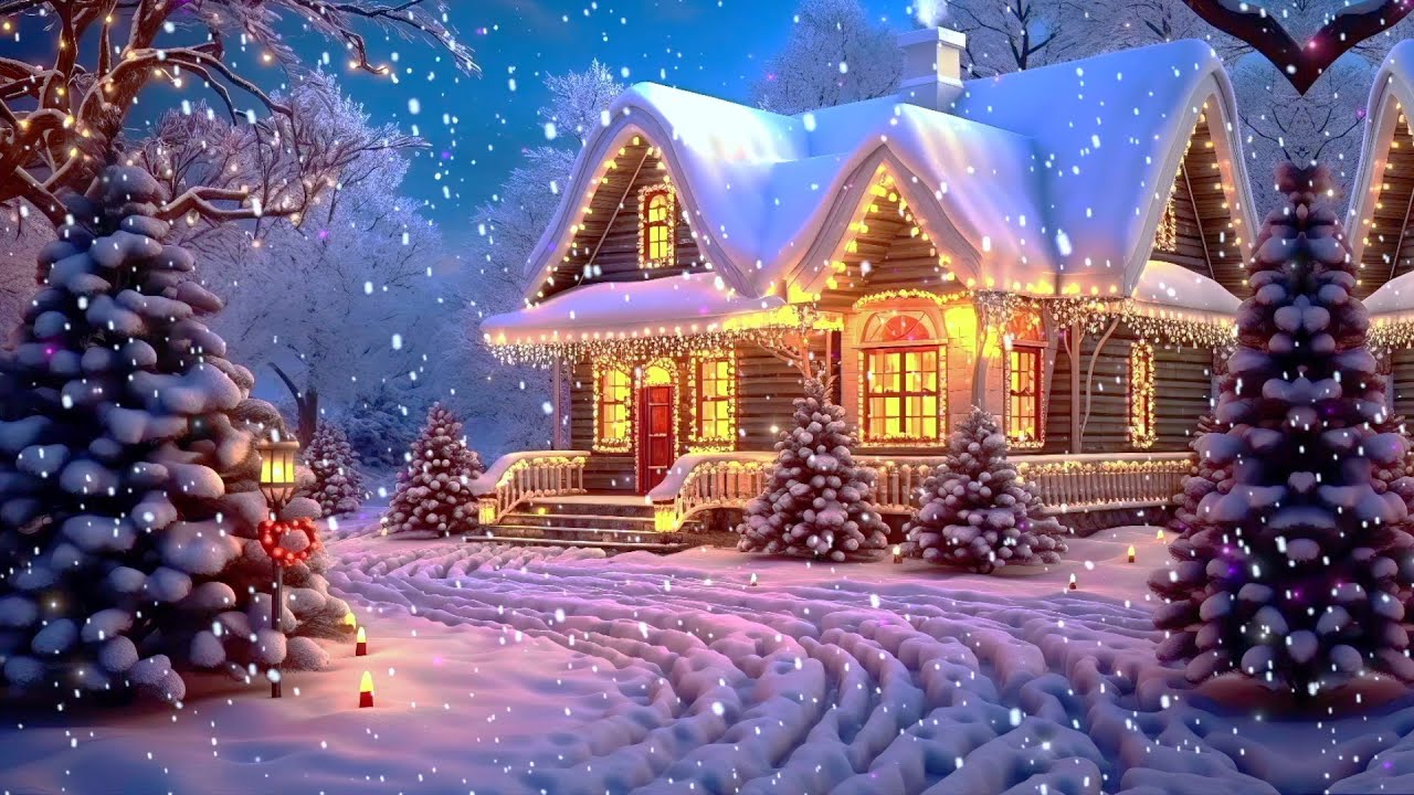 Рождественская колыбельная для детей ⭐️ Музыка, зима и снег ⭐️ Расслабляющая музыка для детей