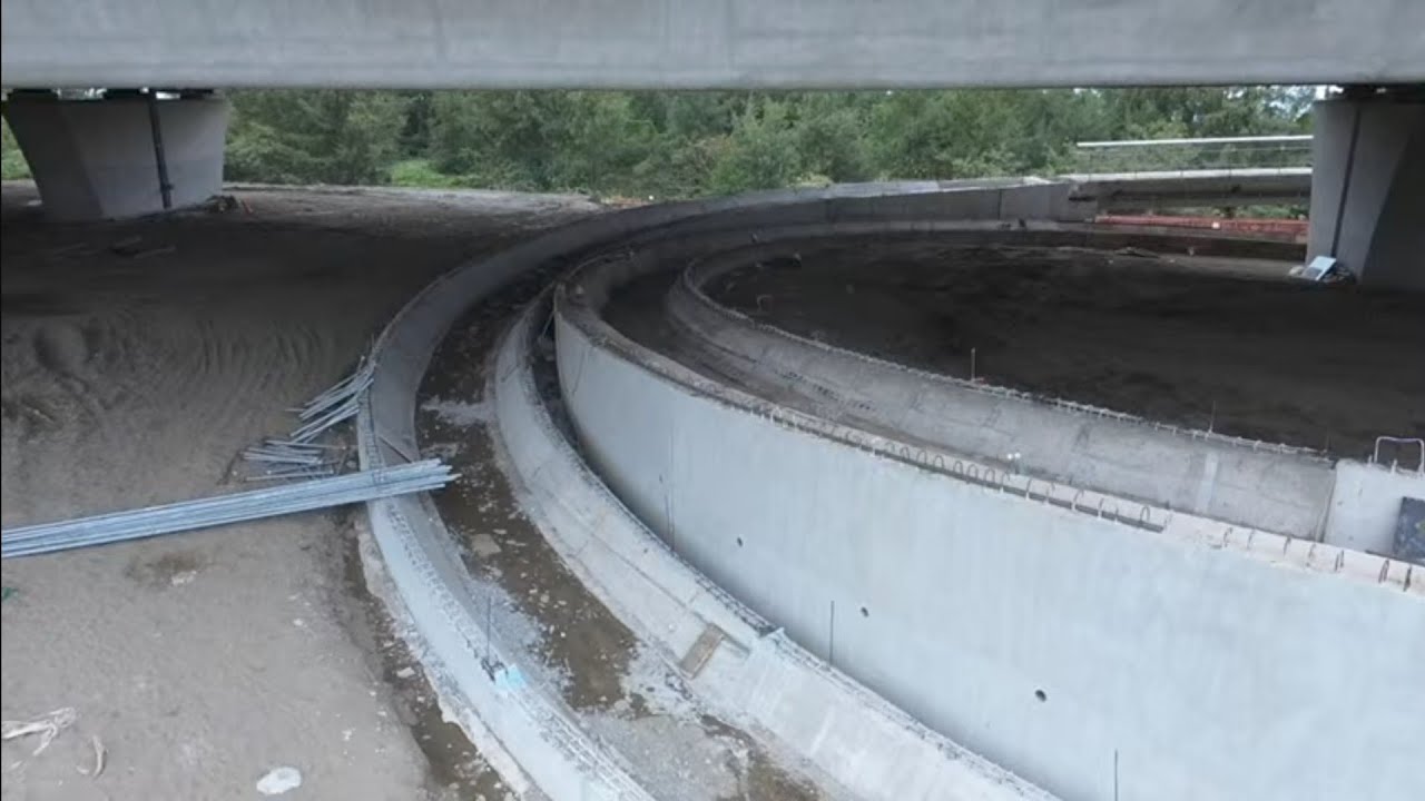 2026.01.31  淡江大橋 八里端 自行車道南下北上迴旋坡道大公開 施工概況近距觀察 空拍 LIVE 直播