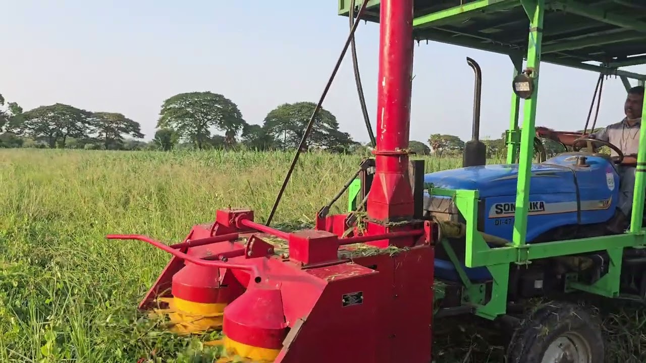 silage harvester can cut 1acre per hour. made in by Arbattachmante call 9840692811