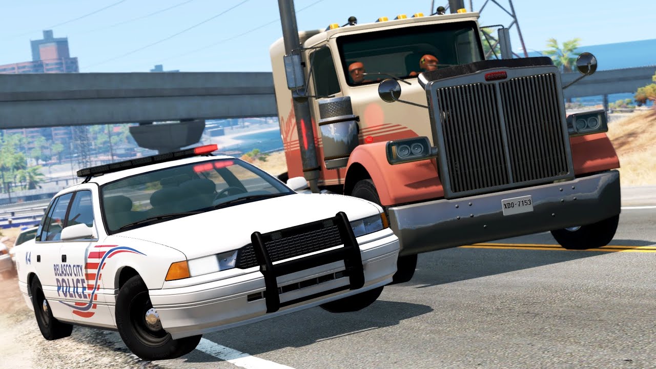 Police Fugitive Squad Takedowns 3 | BeamNG.drive