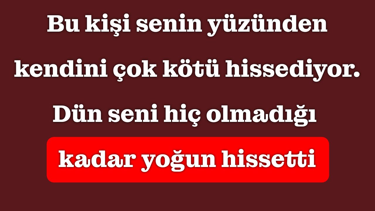 Bu Kişi Senin Yüzünden Çok Kötü Ve Dün Seni Hayal Edemeyeceğin Bir Şekilde Hissetti | Carl Jung