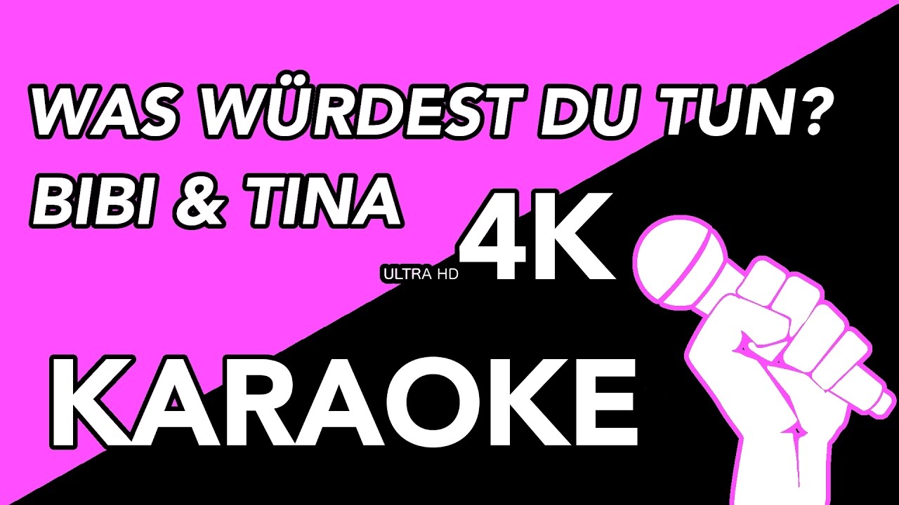 Was würdest Du tun - Bibi & Tina KARAOKE/INSTRUMENTAL IN 4K