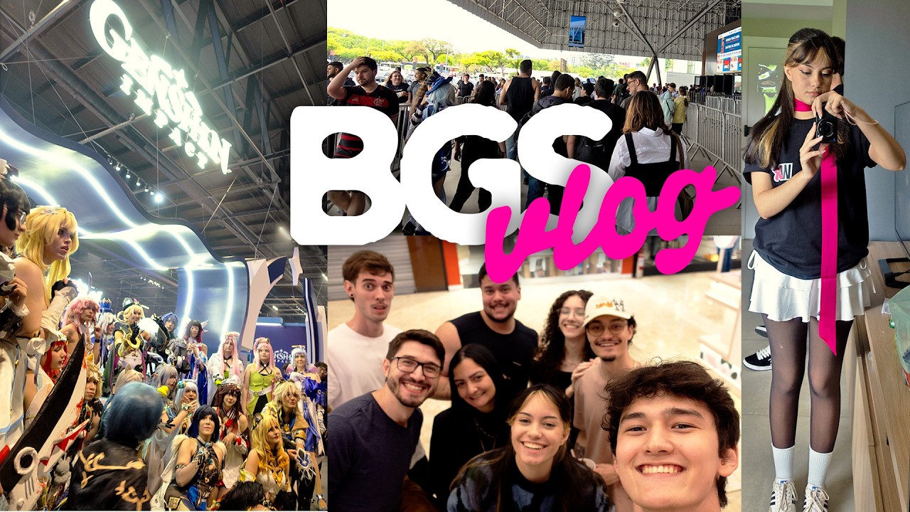 Vivendo a BGS 2025: vlog documentário da Brasil Game Show