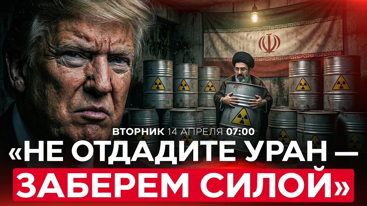 &laquo;У ИРАНА НЕ БУДЕТ ЯДЕРНОЙ БОМБЫ&raquo;. 20 ЛЕТ БЕЗ ОБОГАЩЕНИЯ УРАНА &ndash; ТРЕБОВАНИЕ ТРАМПА. 14 апреля. 07:00