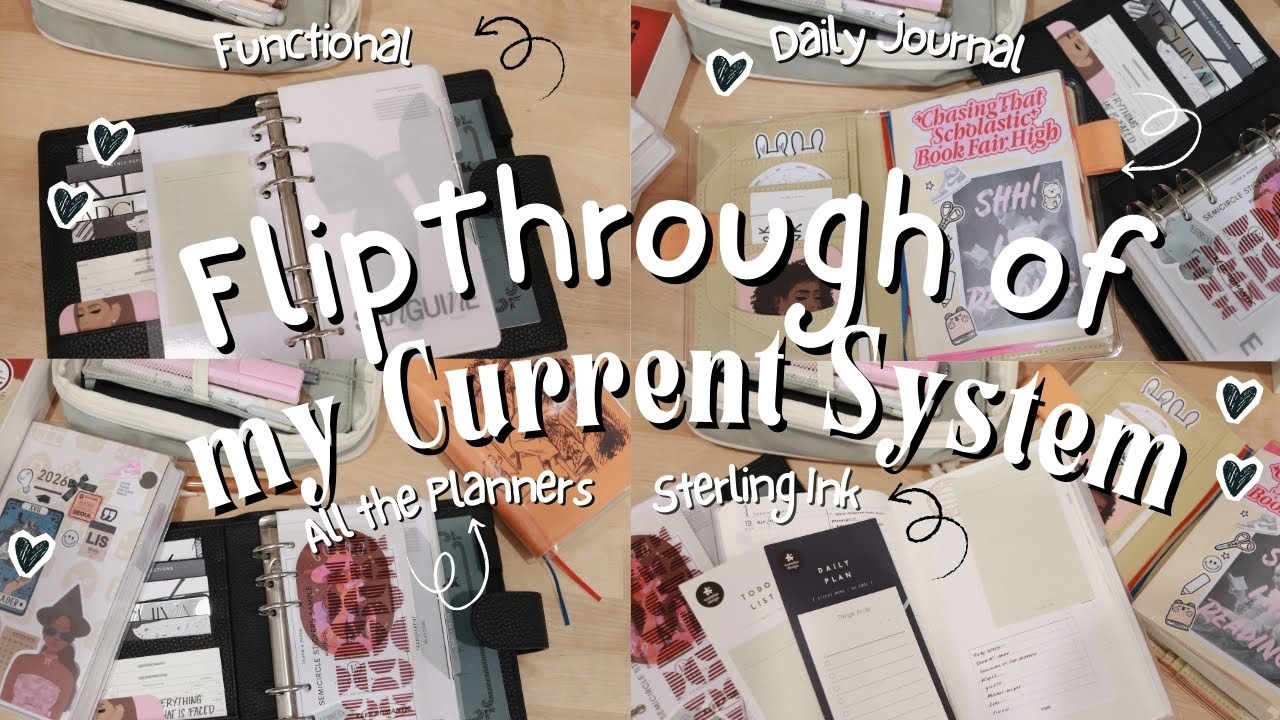Flip Through of My Current Planner System | 2026 Multi-Planner Setup Flip Through