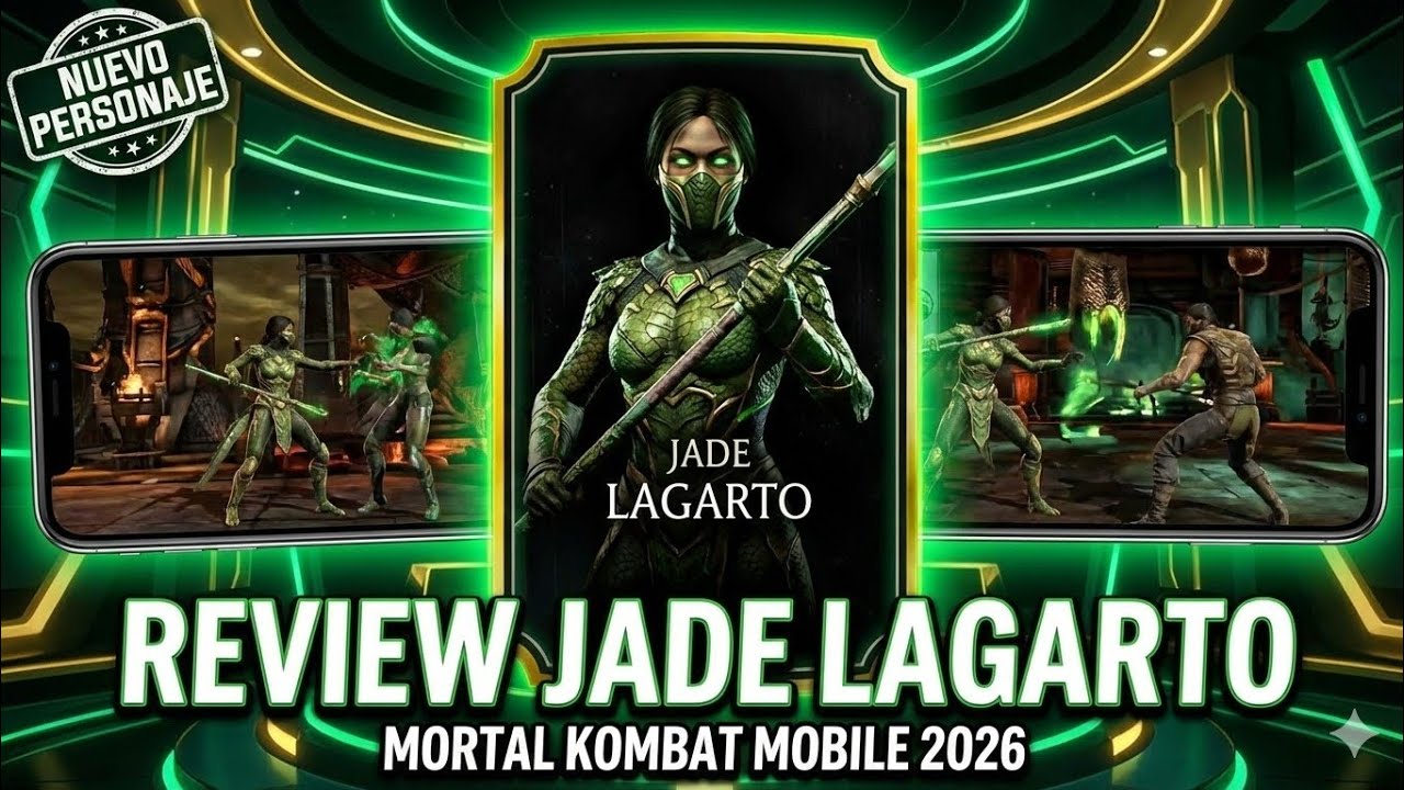 20. Mortal kombat mobile: Review de jade lagarto 
