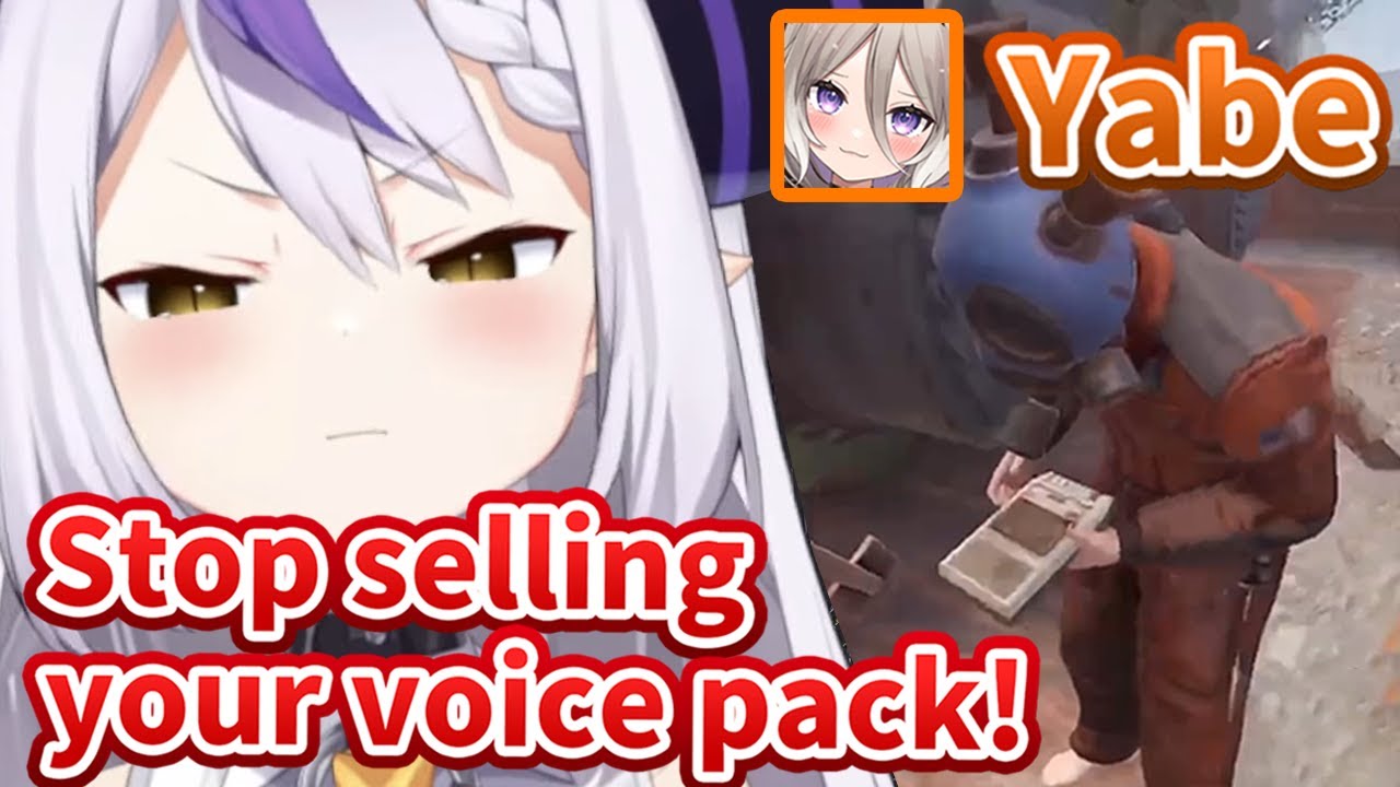Laplus beats up her competitor who sell a voice pack even cheaper than hers [Hololive/Eng sub]