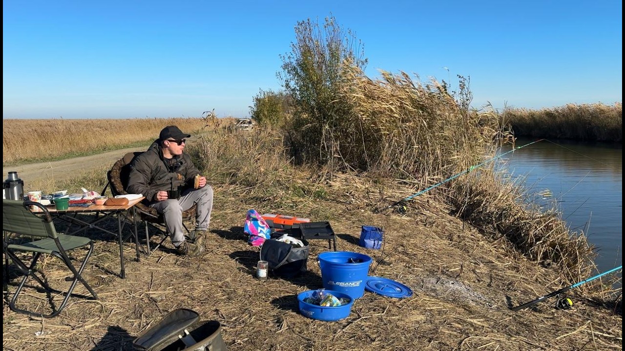 РЫБАЛКА С ЖЕНОЙ НА НОВОМ ВОДОЁМЕ В НОЯБРЕ, ОТЛИЧНЫЙ КЛЁВ КАРАСЯ!