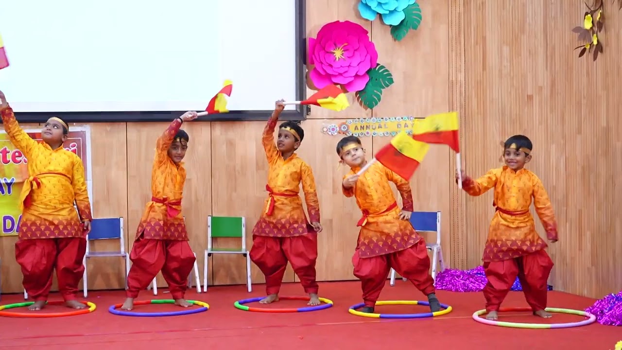 Video 6 - Level 2 Boys Dance: Kannada Maauthu Chenna !!