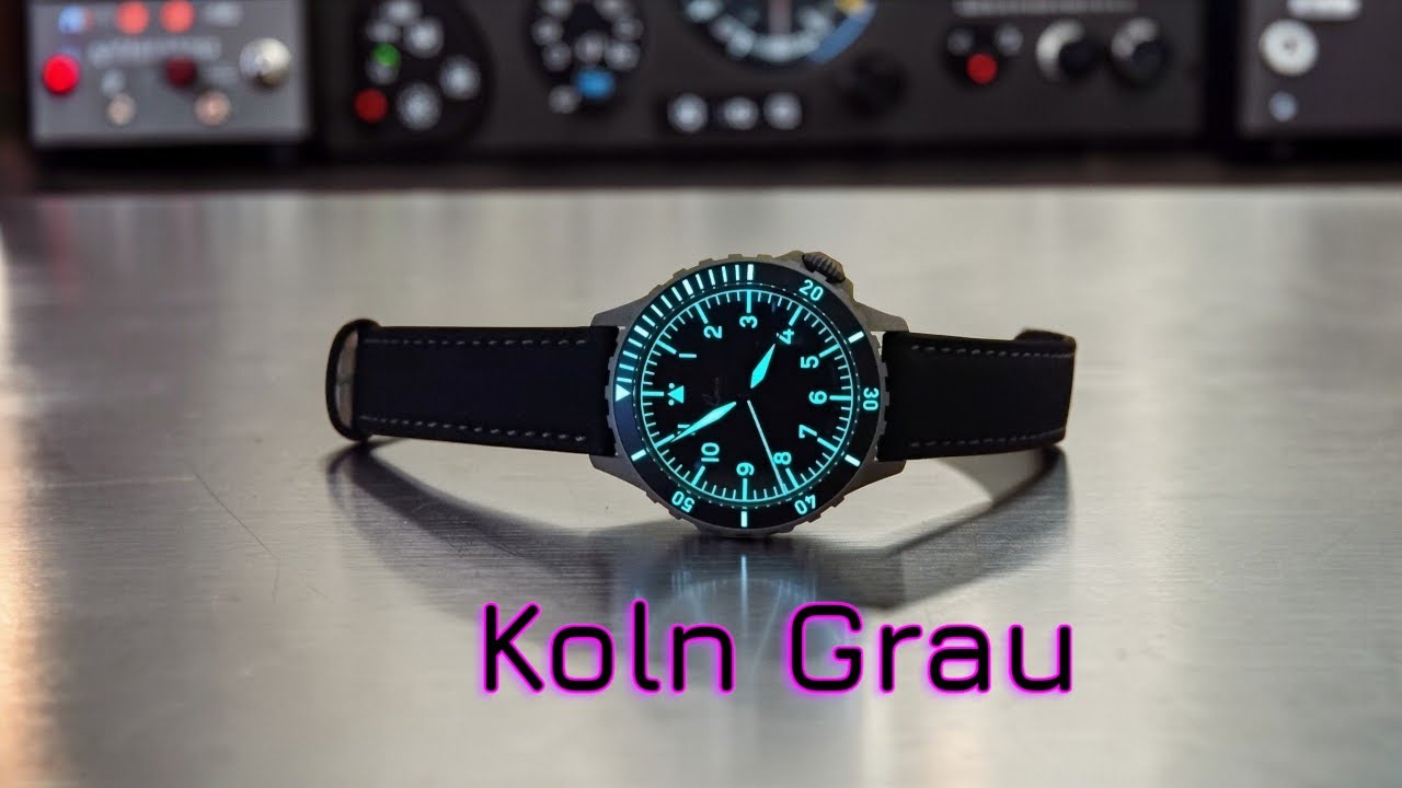Laco Koln Grau Pilot Watch Special Model