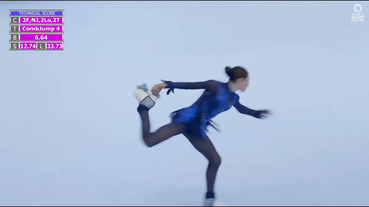 BIANCA FEI (ITA) - Europeo 2025 - 1ºplace, cadet ladies (short program)