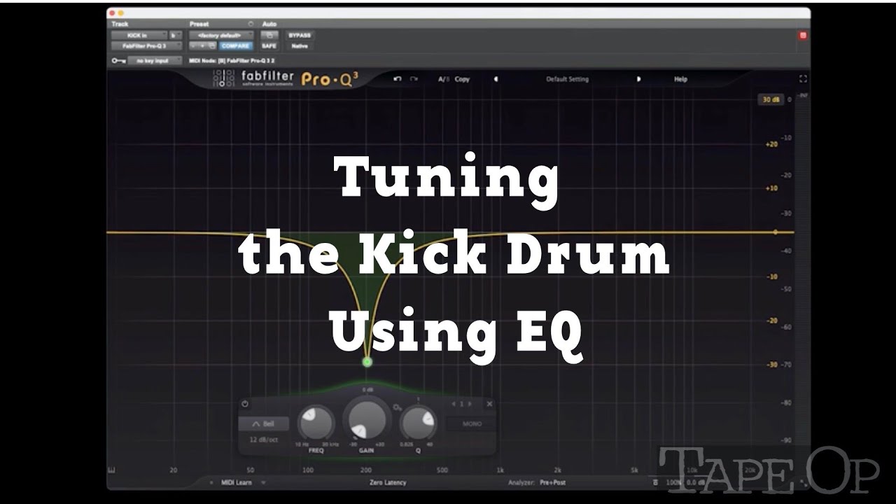 Tuning the Kick Drum Using EQ: EP5 Creative Recording with Tape Op
