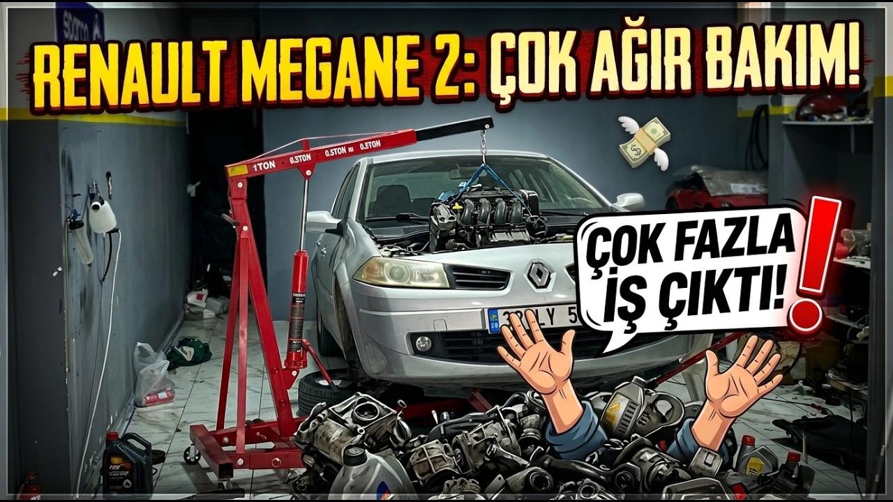 RENAULT MEGANE 2 ÇOK AĞIR BAKIM !!!