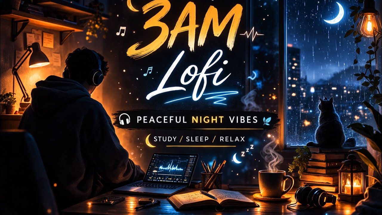 3AM Lofi 🌃 Peaceful Night Vibes | Study / Sleep