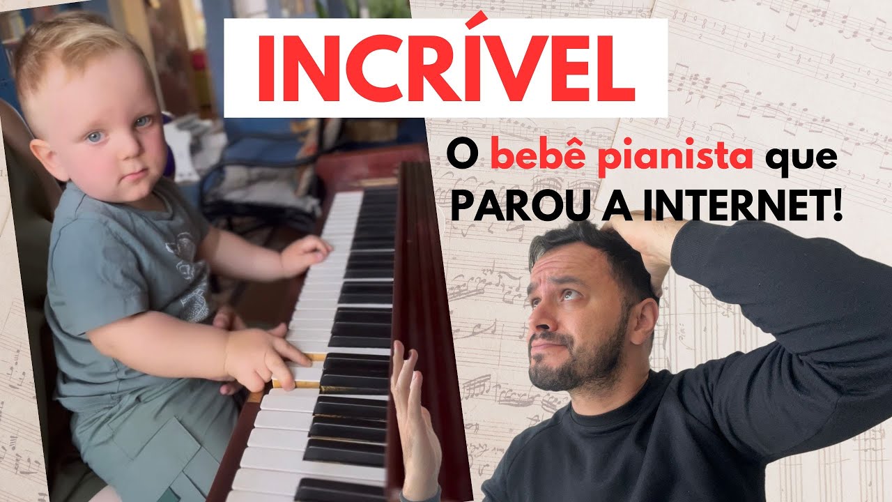 O BEBÊ PIANISTA QUE IMPRESSIONOU O MUNDO - Será que ele é deste mundo?