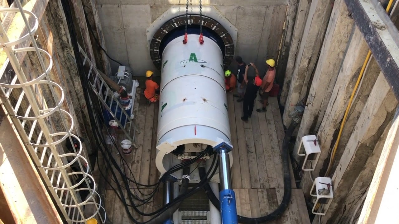 Microtunnelling DN 1600, attraversamento S. Osvaldo - Lison