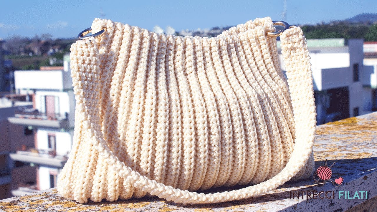 Uncinetto: tutorial borsa cordino 2024 crochet