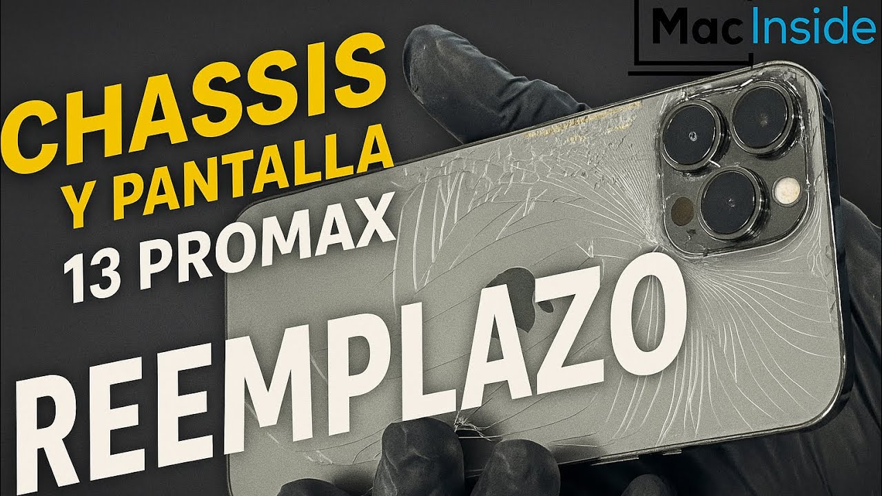 Así Cambiamos Chasis y Pantalla de un iPhone 13 Pro Max ¡Quedó Como Nuevo!” Originales!! 