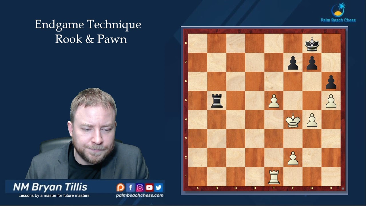Chess Endgame Technique with NM Bryan Tillis: Rook and Pawn 4