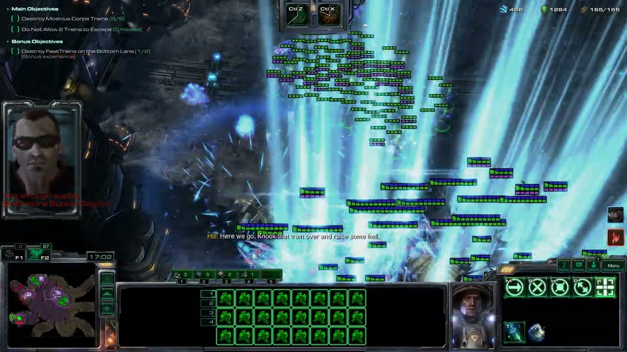 Starcraft 2: Кооперативный режим - Командир Рейнор/Керриган - Жестокий уровень сложности - 130