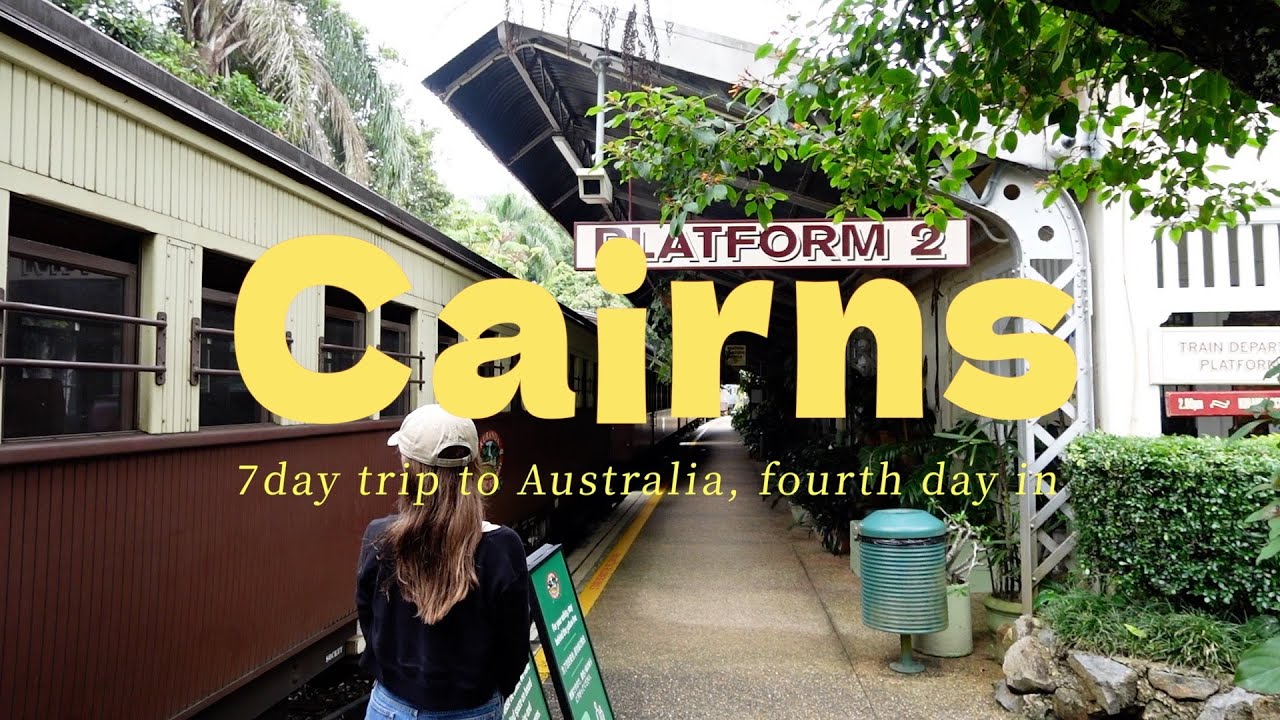 ［オーストラリア🇦🇺vlog］キュランダでコアラと出会う🐨郊外の可愛いカフェにアートに盛りだくさんな１日｜DAY2