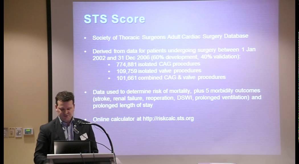 SAAPM Seminar 2015 | Risk Prediction in Cardiac Surgery | Dr Greg Rice