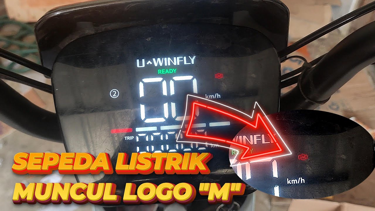 SEPEDA LISTRIK MUNCUL KODE M PADA INDIKATOR SPEEDOMETER