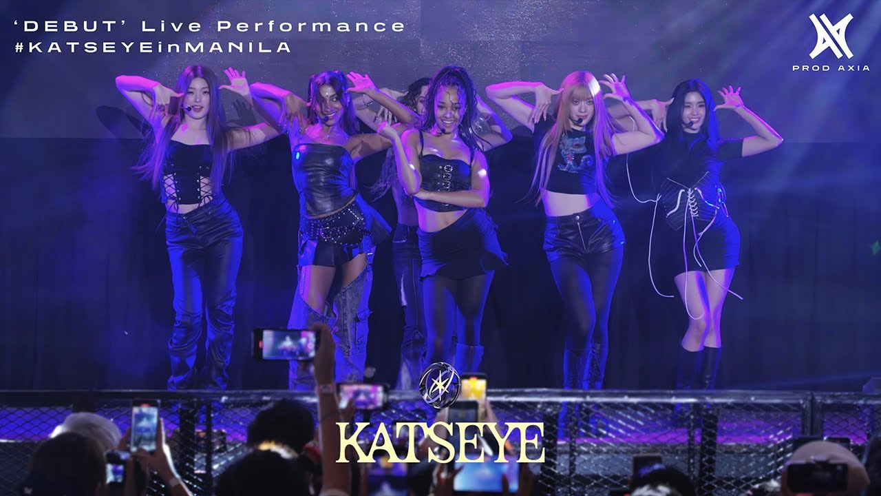 [AXIA LIVE] KATSEYE (캣츠아이) 'DEBUT' 091824 Live Performance Fancam @ Market! Market! #KATSEYEinMANILA