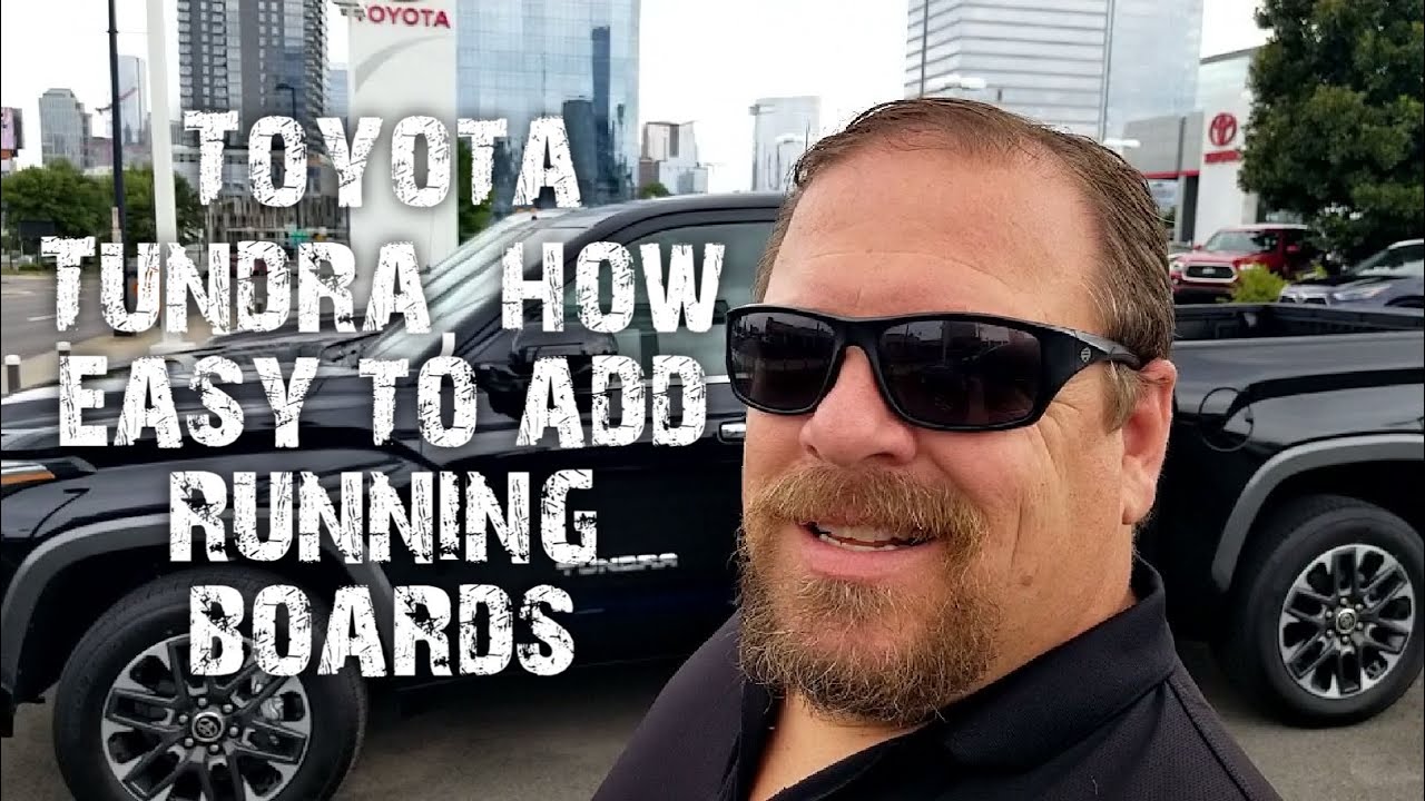 Установка подножек на Toyota Tundra