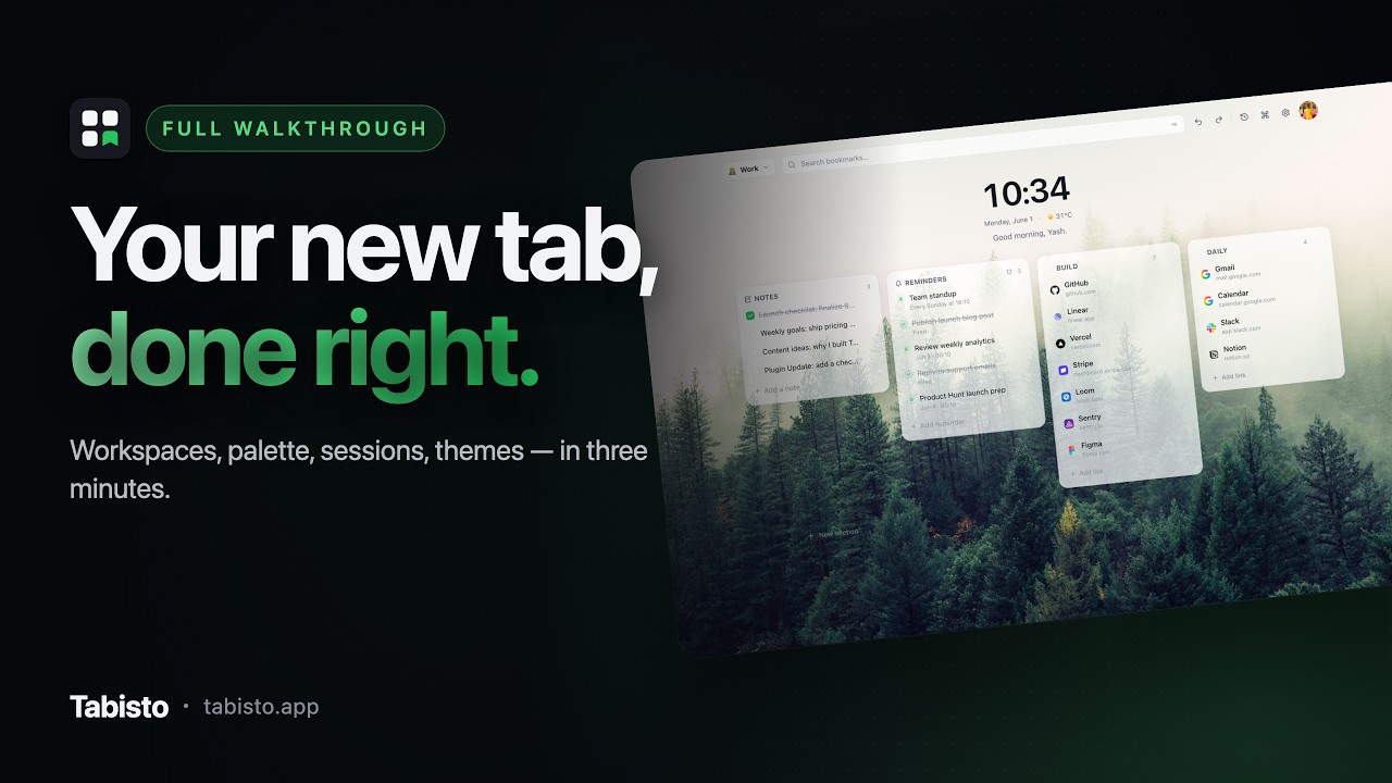 Best Chrome Bookmark Manager? Organize Tabs, Notes & Sessions with Tabisto