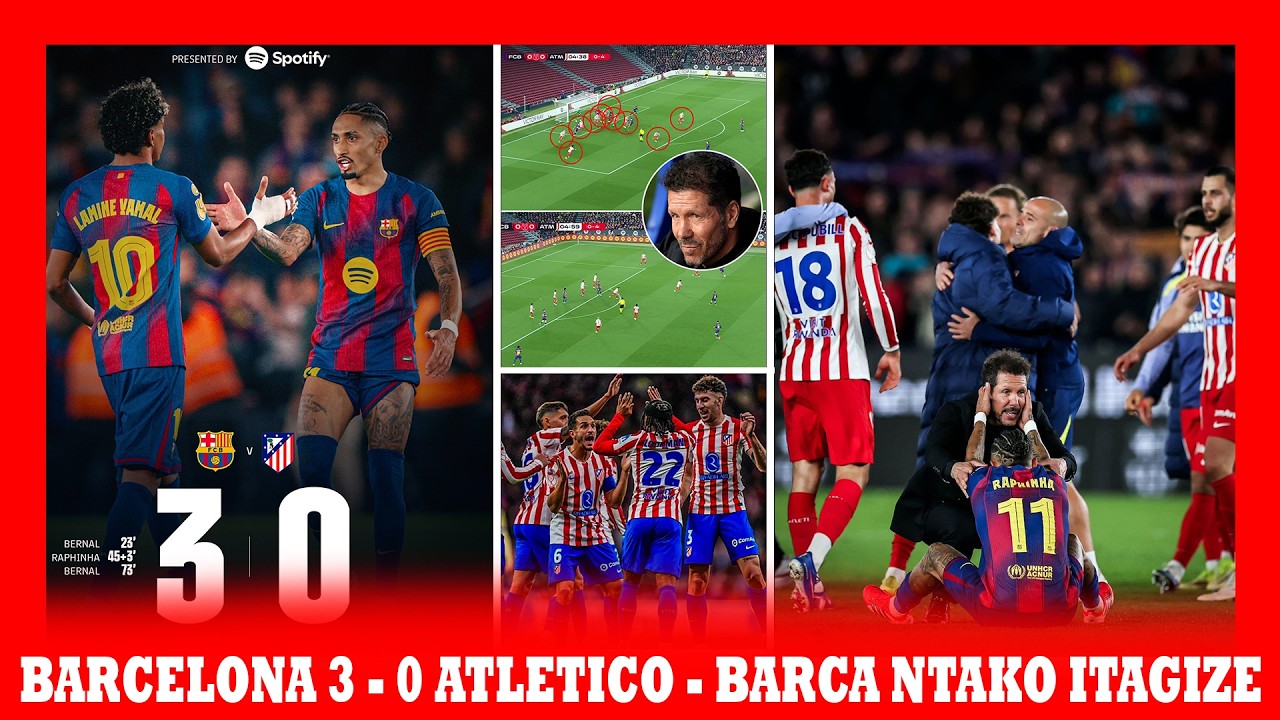 BARCA YANANIWE GUKORA REMONTADA! HARI IBYO KWISHIMIRA? DIEGO SIMEONE YAKOZE AMATEKA