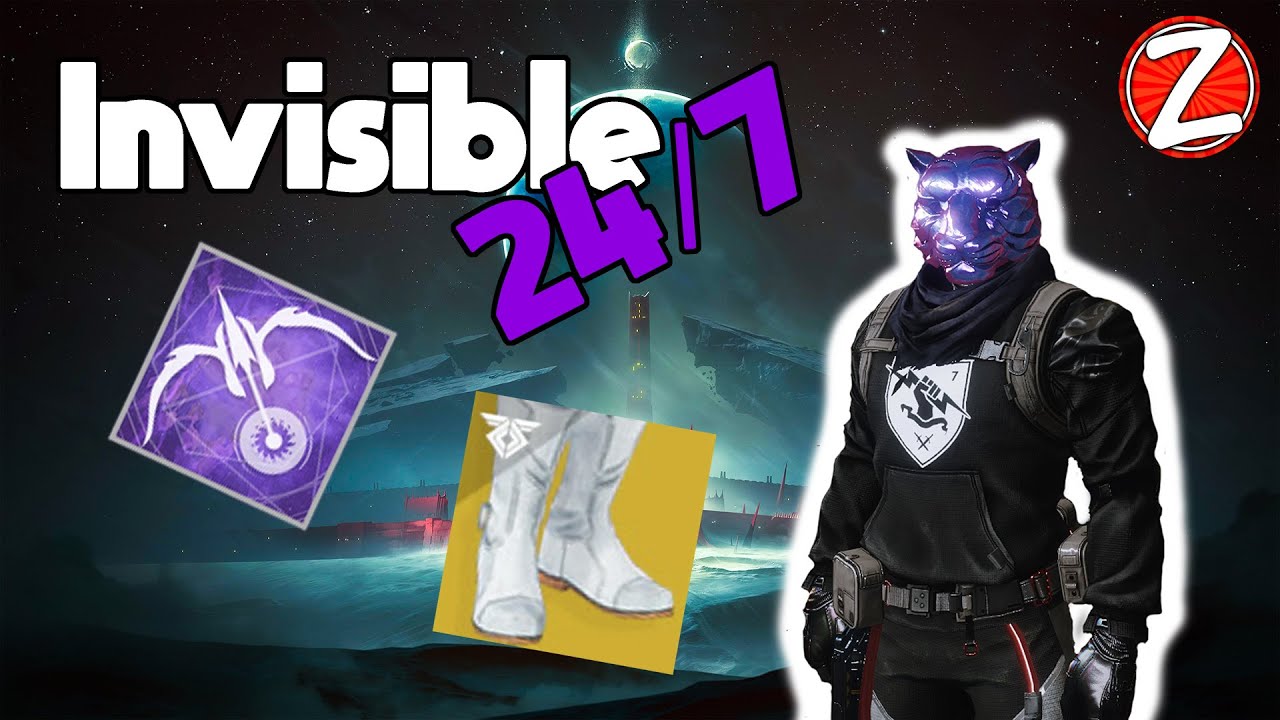 ALWAYS be Invisible!! Hunter Build - Destiny 2 Guide